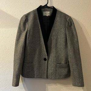 David Benjamin checkered blazer size 8